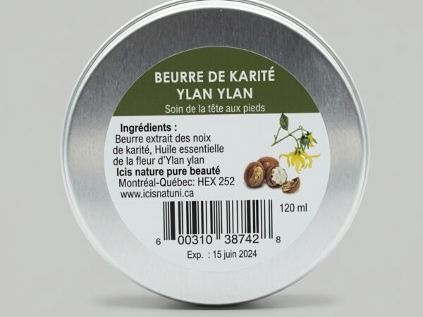 Beurre de Karité à la fleur d’Ylan ylan