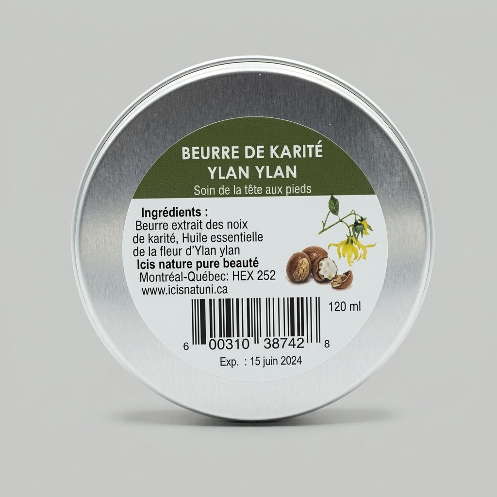 Beurre de Karité à la fleur d’Ylan ylan