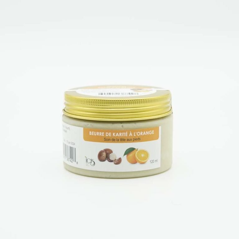 Beurre de Karité à l’huile essentielle de l’orange